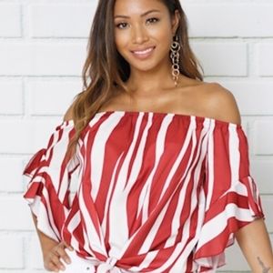 Off shoulder top